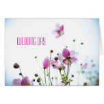 Joie de Vivre • Wedding Congratulation Card cards