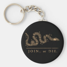 Join or Die Libertarian  Keychains