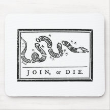 Join Or Die Mouse Mat