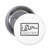 Join Or Die Pin