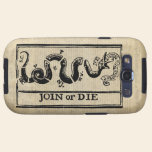 Join Or Die Woodcut on Declaration of Independence casemate cases