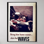 Join The Waves Poster