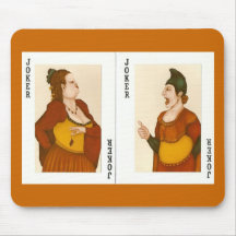 jokers male and female mouse pads