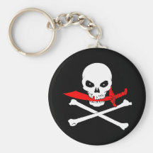 Jolly Roger (cutlass) Keychain
