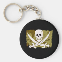 Jolly Roger Map #10 Key Chains