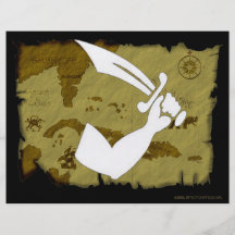 Jolly Roger Map #12 Flyers