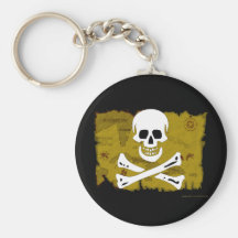 Jolly Roger Map #3 Key Chain