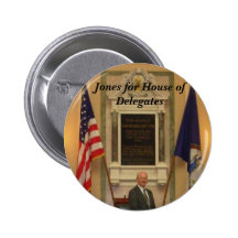 Jones for House of Delegates Pin