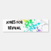 JONES FOR REVIVAL Bumper Sticker