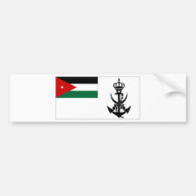 Jordan Naval Ensign Bumper Stickers