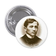 Jose Rizal (Sepia Print) Pinback Button