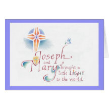 Joseph and Mary, Christmas Card