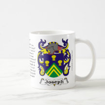 Joseph Family Coat of Arms Mug