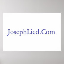 Joseph Lied Poster