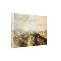 Joseph Mallord Turner - The great western railway Stretched Canvas Print