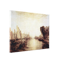 Joseph Mallord William Turner - Regatta Starting Gallery Wrapped Canvas