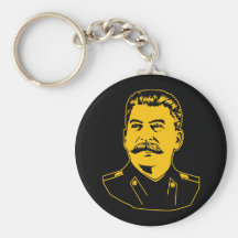 Joseph Stalin Portrait Keychain