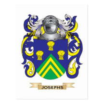 Josephs Coat of Arms (Family Crest) Post Card