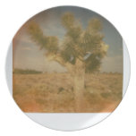 Joshua Tree Decorated Party Plate