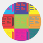 Journalism Pop Art Stickers