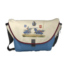 Jousting Knights - Mediaeval Theme Messenger Bags