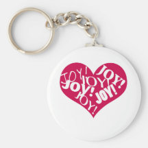 JOY DOWN IN MY HEART KEY CHAIN