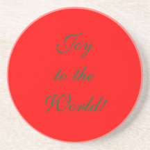 Joy to the World! Beverage Coasters