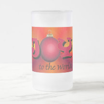 Joy to the World Frosted Mug