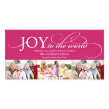 JOY TO THE WORLD | HOLIDAY PHOTO CARD