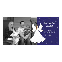Joy to the World Holiday Photo Card