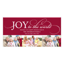JOY TO THE WORLD | HOLIDAY PHOTO CARD
