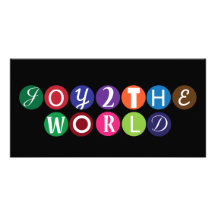 Joy To The World Photo Greeting Card