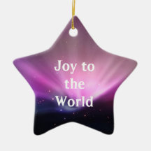 Joy to the World Star Ornament