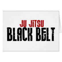 Ju Jitsu Black Belt Greeting Card