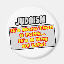 Judaism...More Than Faith, Way of Life Refrigerator Magnets