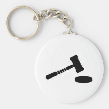 Judge hammer keychains
