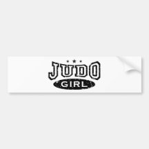 Judo Girl Bumper Sticker