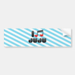 Juju fan bumper stickers