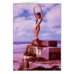 JuJu Rose Beach Blocks Card