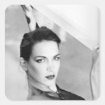 JuJu Rose Square Stickers