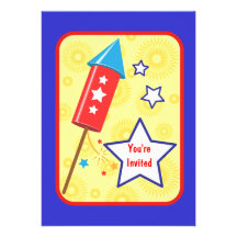 July 4 rocket and firework custom announcement