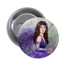 July Fairy by Fantasy artist Lori Karels Button