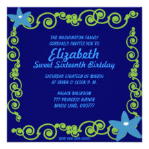 July's Sweet Sixteen Eternal Spring Invitation