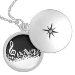 Jumbled Musical Notes Necklace