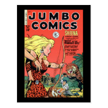 Jumbo Comics Postcard