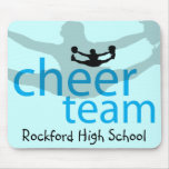 Jumping Cheerleader Team Gear Mouse Pads