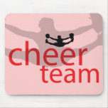 Jumping Cheerleader Team Gear Mousepad