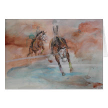 Jumping Out Of Colours Card