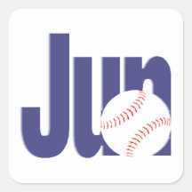 June Square Stickers