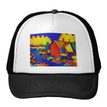 June Waterfall Trucker Hats
